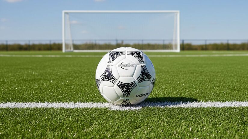 Bola da Copa de 1994, que ocorreu no Estados Unidos, chamada de Questra/ Imagem meramente ilustrativa/Gerado por IA/Gemini