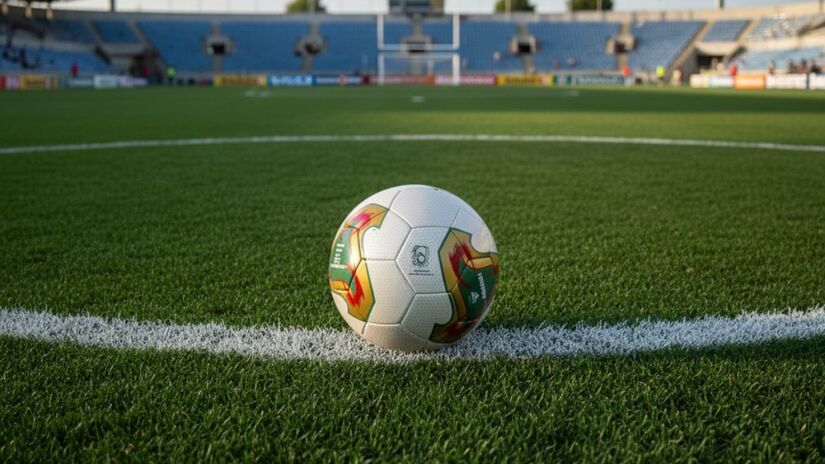 Bola da Copa de 2002, que ocorreu no Coreia do Sul e Japão, chamada de Fevernova/ Imagem meramente ilustrativa/Gerado por IA/Gemini