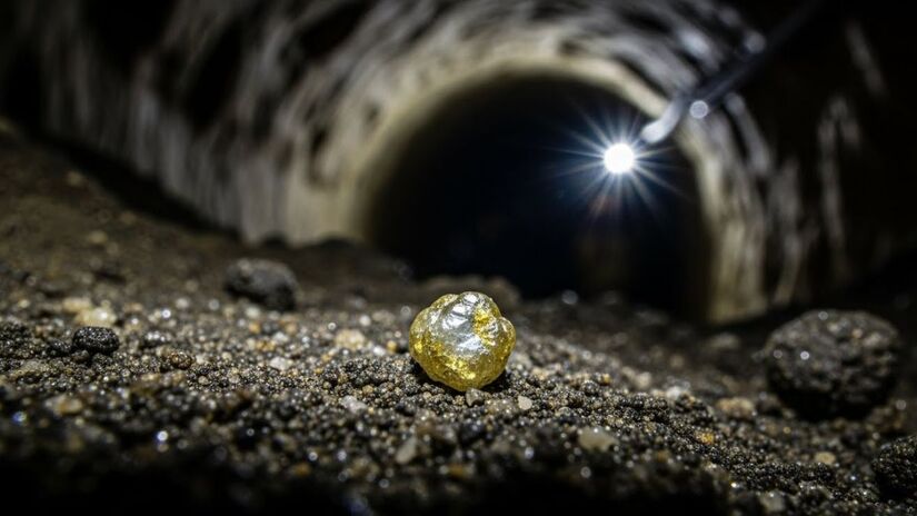 A pedra foi leiloada em Nova York por cerca de R$ 36 milhões