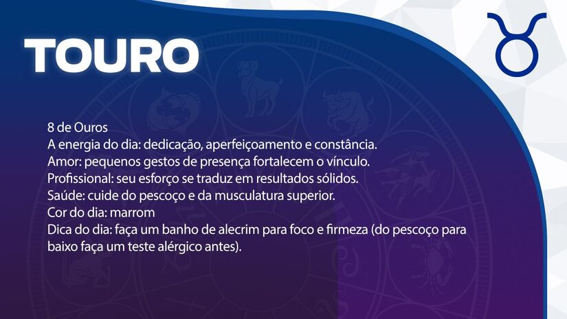 Previsão para Touro / Arte/DL 