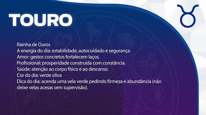 Previsão para Touro / Arte/DL 