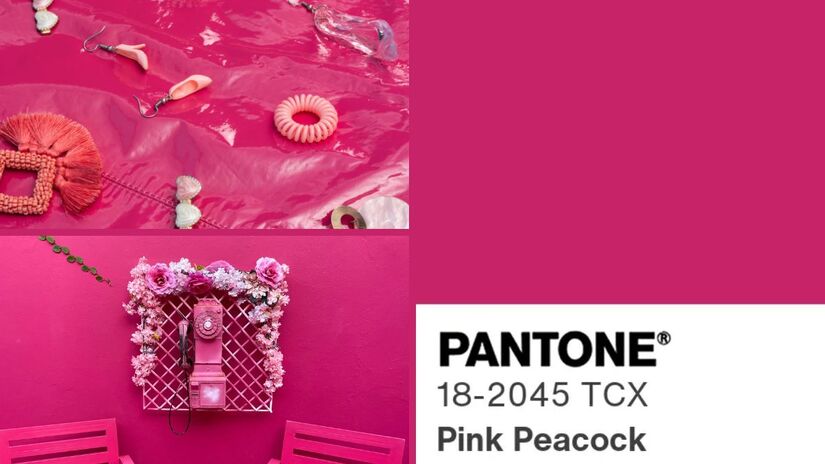 Para quem nasceu nos dias 6, 15 ou 24, a cor associada é o Pink Peacock (Pantone 18-2045). Guiadas por Vênus, planeta do amor, da harmonia e do magnetismo, essas datas revelam uma natureza afetuosa e sensível às conexões humanas. O tom intenso e vibrante traduz uma aura acolhedora, capaz de atrair e unir pessoas. Essa cor reflete a facilidade em construir relações profundas, laços duradouros e ambientes marcados pelo cuidado e pela empatia/ Reprodução Pantone/Junessa Rendon/Kevin Torres/Canva