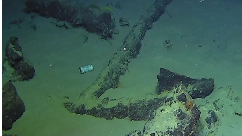 A operação contou com veículos submarinos de alta tecnologia, câmeras 3D e braços robóticos para explorar o naufrágio. Photo: courtesy DRASSM.