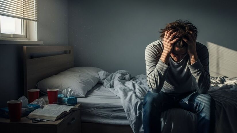 Sintomas físicos e cognitivos como insônia falta de concentração e perda de libido costumam acompanhar o distúrbio