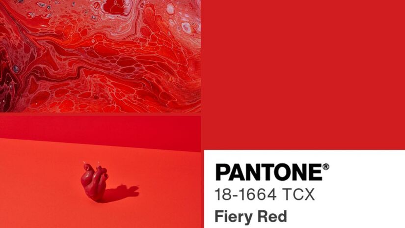 Para quem nasceu nos dias 9, 18 ou 27, a cor associada é o Fiery Red (Pantone 18-1664). Guiadas por Marte, planeta da ação e da coragem, essas datas revelam uma natureza intensa, movida por paixão e senso de propósito. O tom vermelho vibrante simboliza força, determinação e espírito combativo, refletindo a disposição para defender causas, proteger os mais vulneráveis e agir com firmeza em nome da justiça/ Reprodução Pantone/Scott Webb/DS stories/Canva