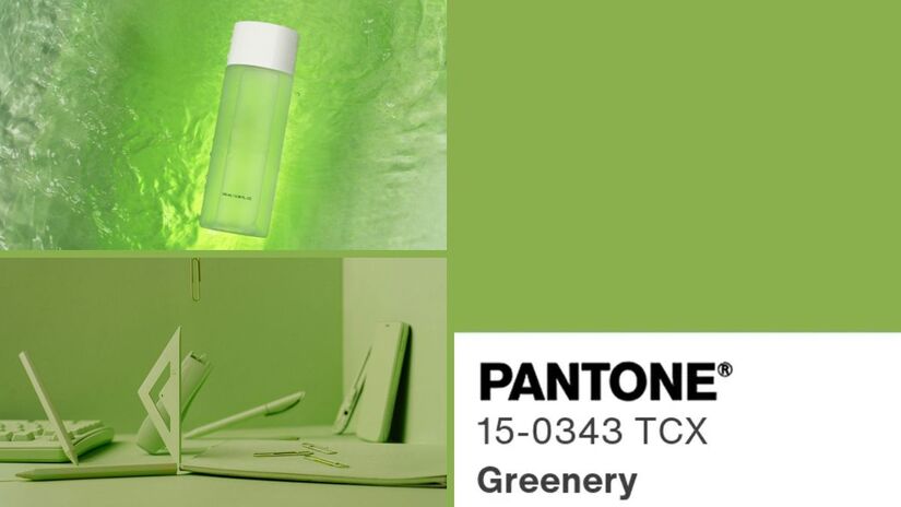 Quem nasce em março irradia uma energia intensa e cheia de vitalidade, sempre acompanhada de um leve ar místico. Seja pela sensibilidade dos piscianos ou pelo espírito desbravador dos arianos, esse período carrega uma essência forte e marcante. O Greenery, Pantone 15-0343, traduz essa ligação profunda com o coração, a renovação e a natureza/ Reprodução Pantone/BD Jewel/cottonbro studio/Canva