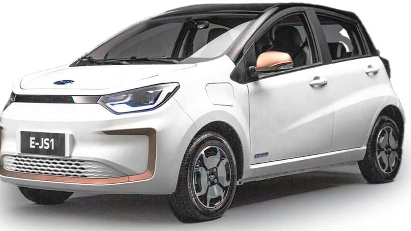 4&ordm; Lugar  Geely EX2 R$ 119.900 (E-JS1) a R$ 125.900 (E-JS1 EXT)

Compacto elétrico que busca um bom equilíbrio entre espaço e desempenho. Em algumas versões, alcança cerca de 116 cv de potência e autonomia próxima de 289 km. Oferece espaço interno generoso para o segmento e um sistema de carregamento rápido considerado eficiente/Divulgação