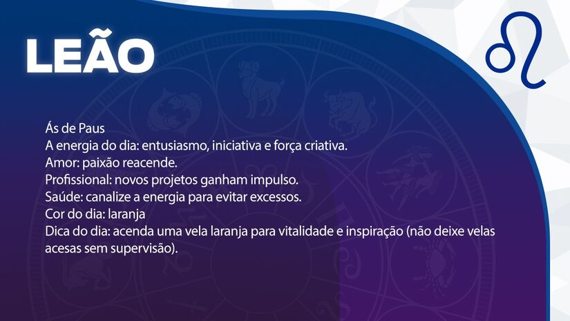 Previsão para Leão / Arte/DL 