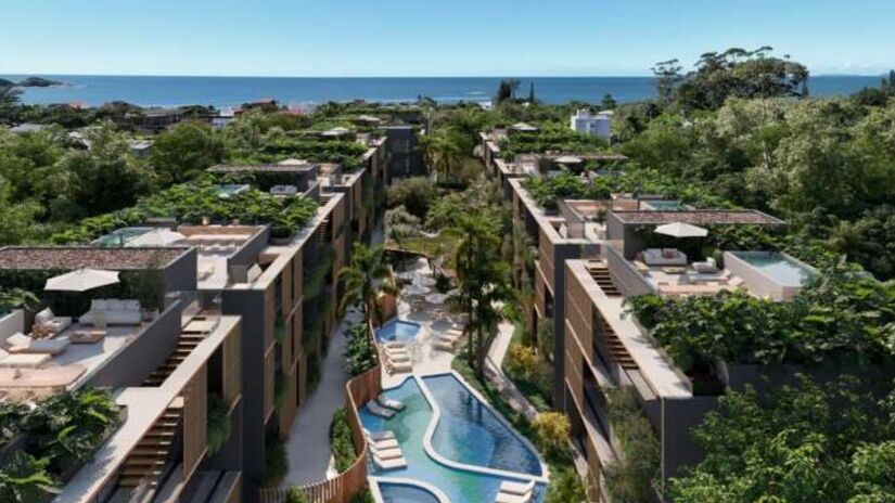 Design que conecta com a natureza: projeto de OSA Arquitetos e paisagismo do Escritório Burle Marx em perfeita harmonia com a APA Costa Brava. /divulgação
