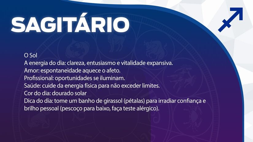 Previsão para Sagitário / Arte/DL