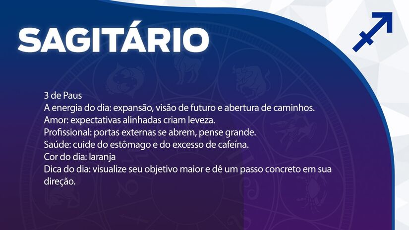 Previsão para Sagitário / Arte/DL 