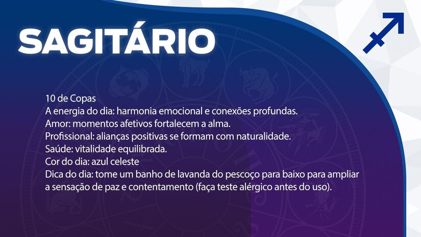Previsão para Sagitário / Arte/DL 