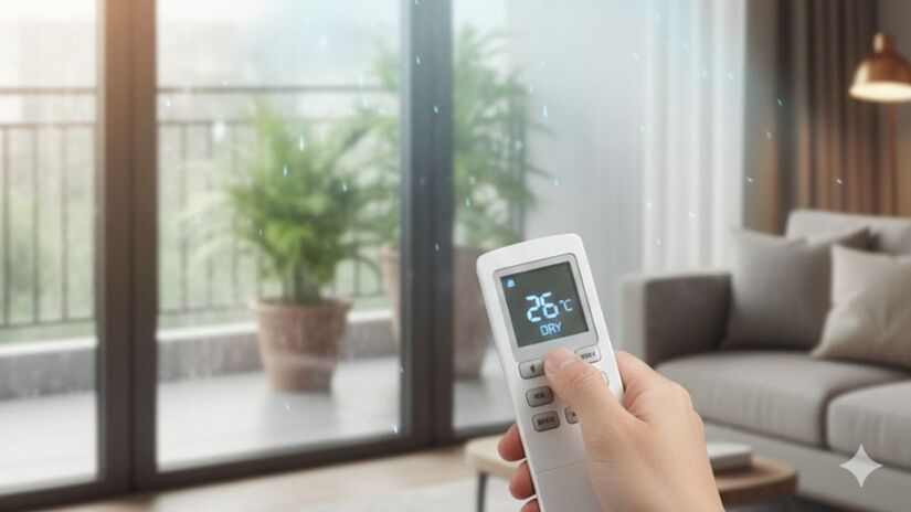 Pare de passar calor e gastar muito, entenda que o modo 'Dry' é o melhor aliado no verão chuvoso/Gemini