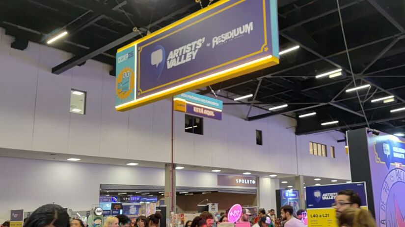 O Artists' Valley é descrito como a alma da CCXP em todas as edições (Gabriel Fernandes/DL)