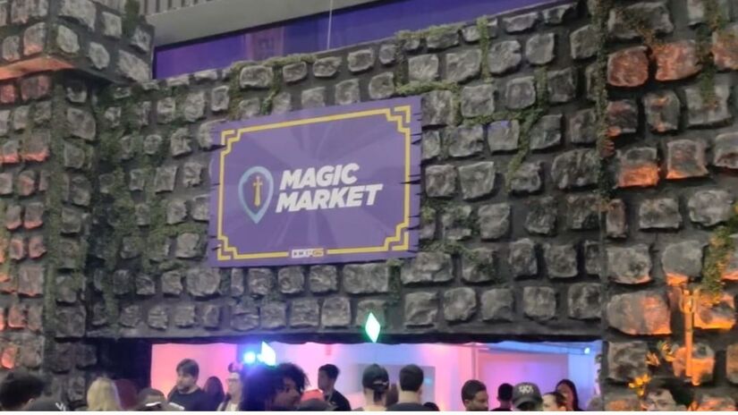 O Magic Market foi um dos espaços mais interessantes da edição (Gabriel Fernandes/DL)
