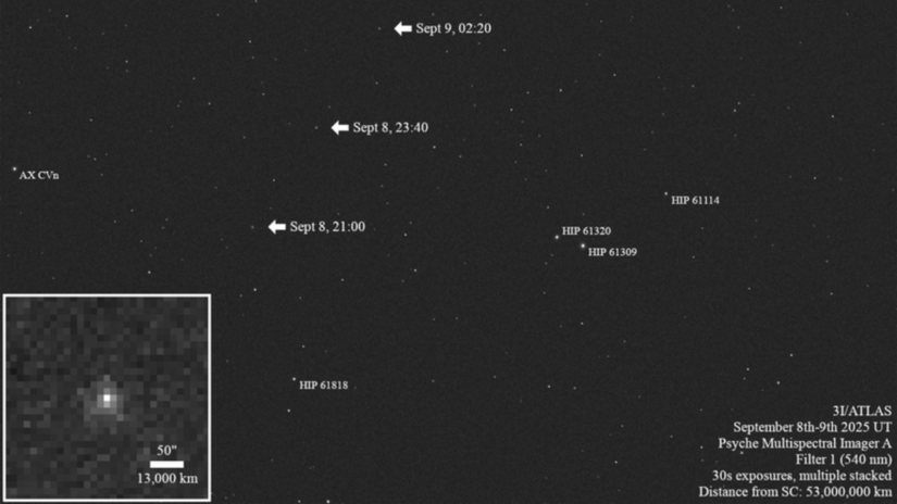 O cometa rapidamente ganhou atenção devido às suas características incomunsNASA/JPL-Caltech/ASU