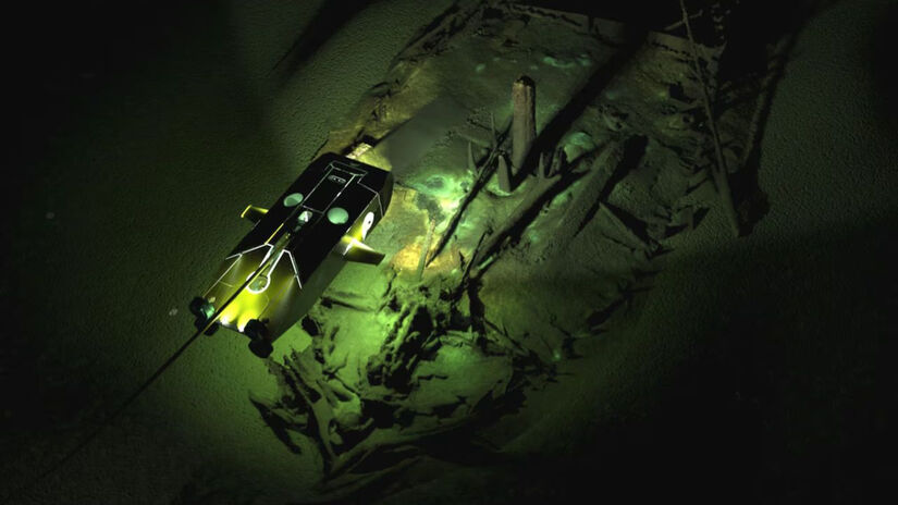 Marinheiros e cientistas identificaram 41 naufrágios distribuídos por uma extensa área submersa / Divulgação/Rodrigo Pacheco-Ruiz