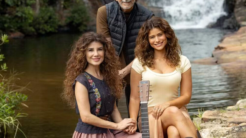 Agrado (Isadora Cruz) e Cecília (Paula Fernandes) / Globo/Manoella Mello