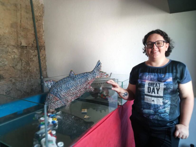 No total foram recolhidos mais de 200 quilos de materiais recicláveis/Nayara Martins - DL