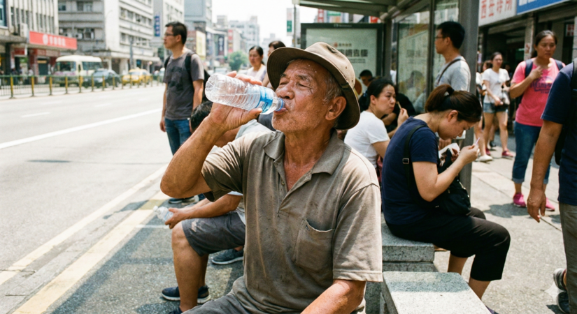Os idosos precisam beber muita águas nos dias quentes / IA