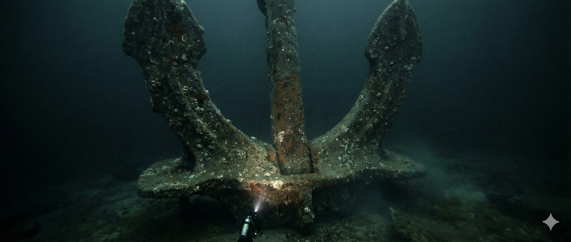 Uma imagem que mostra a proporção pequena de uma pessoa em relação ao objeto também causa desconforto