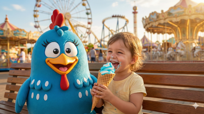 Sorvete da Galinha Pintadinha? Eu quero!