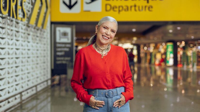 Quadro Chegadas e Partidas - Astrid Fontenelle/Globo/Lucas Seixas