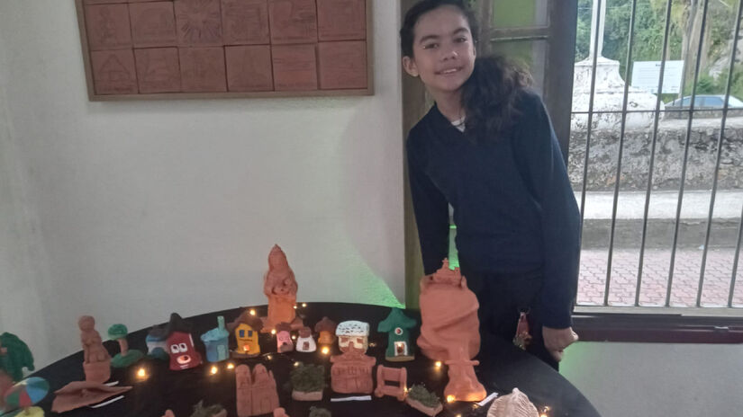 Uma das alunas é Maria Cecília da Silva Lopes, de 11 anos / Nayara Martins/DL