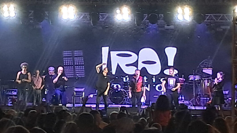 Show da banda Ira! em Iguape, neste sábado (6) / Foto: Márcio Ribeiro
