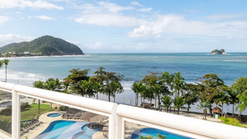 Vista do hotel Jequitimar / Divulgação/Jequitimar