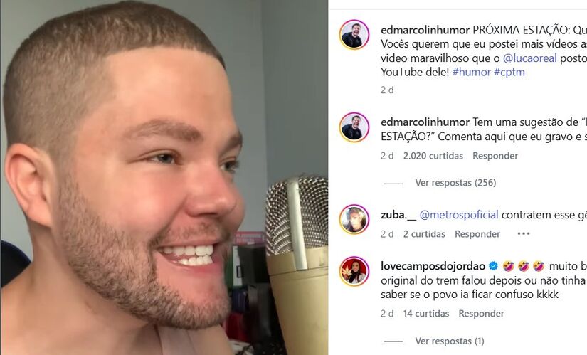 Edmar Colin e seu vídeo do quinto dos infernos (Instagram/EdmarColin)