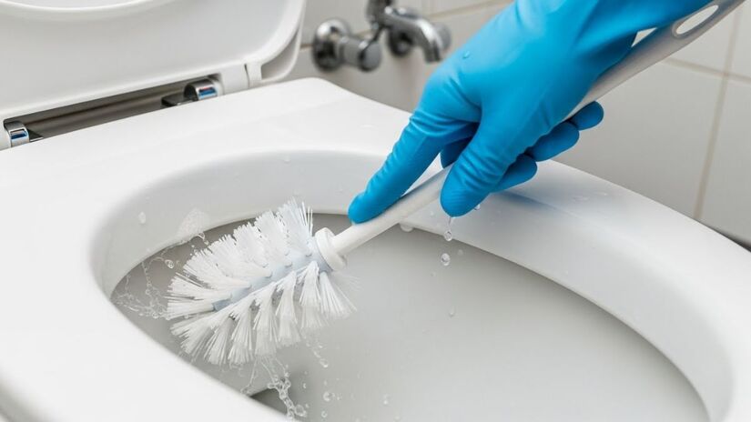 Ela é composta por vinagre branco, bicarbonato de sódio e óleo essencial (Imagem Gerada por IA/Image FX)