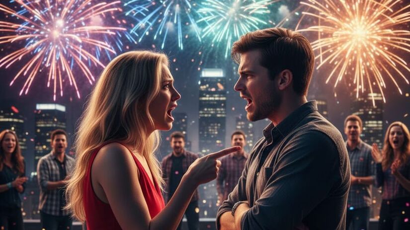 N&atilde;o devemos brigar durante os primeiros 21 minutos de 2026, por conta das energias que est&atilde;o se formando neste per&iacute;odo e que v&atilde;o definir como ser&aacute; o ano de cada indiv&iacute;duo (Imagem Gerada por IA/Google Gemini)