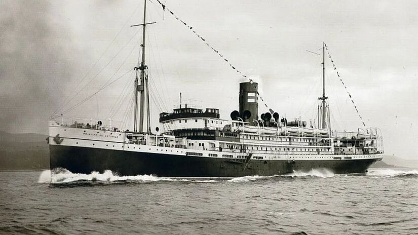 Ouro maldito de Ilhabela: o mistério do navio Príncipe de Astúrias que guarda toneladas de metal precioso/Reprodução