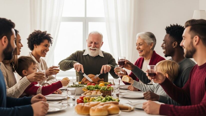 Aja com empatia e mantenha o espírito natalino / ImageFX