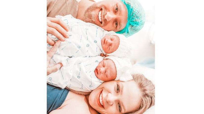 Paulinha Leite realizou o sonho dos gêmeos (Ethan e Luz) / Reprodução/Instagram