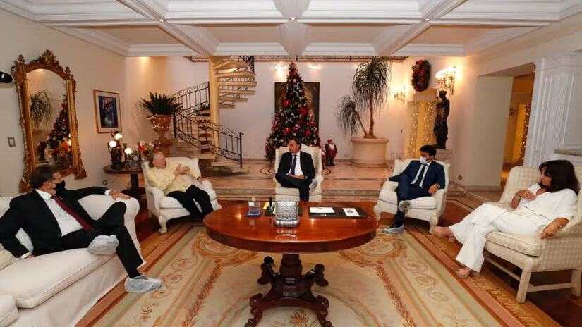 Um dos momentos marcantes foi a reunião com o ex-presidente Jair Bolsonaro / Reprodução/Redes Sociais