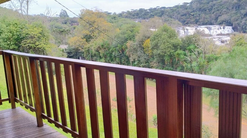 São dez cachoeiras, sendo sete formadas pelo Rio Chapecó e três pelo Rio das Égua / Divulgação/Parque das Quedas