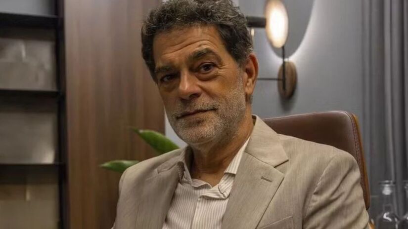 Rogério (Eduardo Moscovis) em 'Três Graças'/Reprodução/Globo