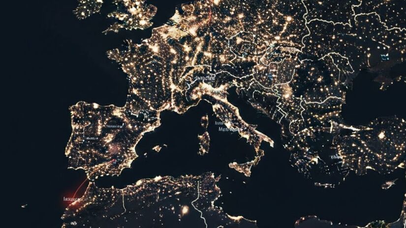 A descoberta foi possível graças ao uso de tecnologia GPS de alta precisão e monitoramento sísmico, mapeando a complexa "torção" sofrida pelo bloco ibérico anualmente/Gemini