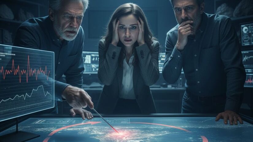 O Estreito de Gibraltar atua como o ponto central dessa deformação, onde a placa africana empurra o continente europeu e força a rotação dos países vizinhos/Gemini