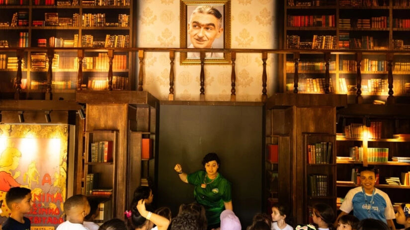 Casarão da Dona Benta, com exposição sobre a vida e obra de Lobato / Divulgação/Parque Sítio do Picapau Amarelo