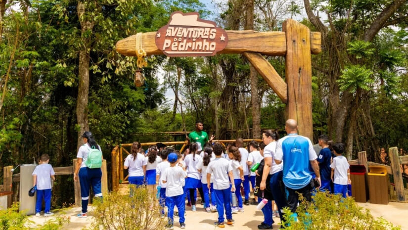 Aventuras de Pedrinho, com brinquedão para os mais aventureiros / Divulgação/Parque Sítio do Picapau Amarelo