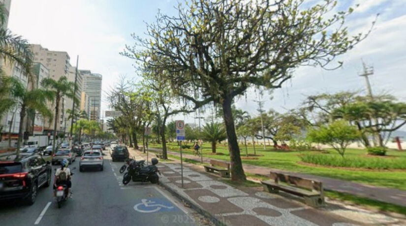 Essa avenida natural, ladeada por coqueiros, ciclovias, esculturas e canteiros milimetricamente cuidados / Reprodução/Google Street View