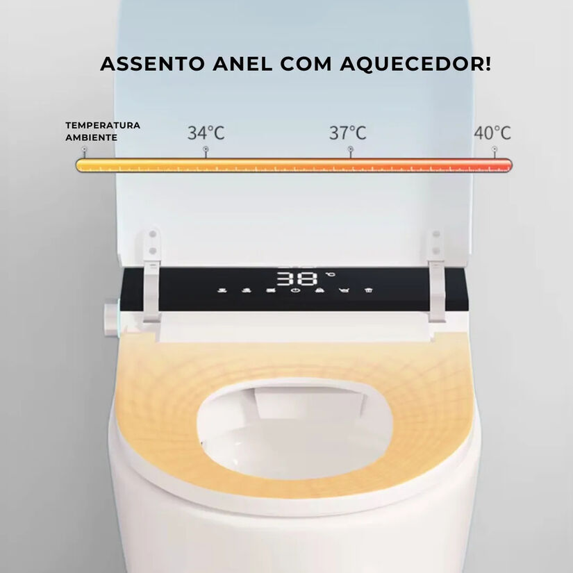 Toda a borda fica quentinha enquanto você prepara sua 'obra de arte'