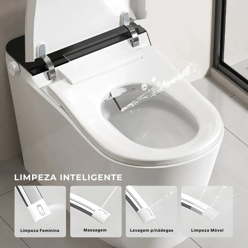 A nova tecnologia lava frente e verso e tem regulador de jato