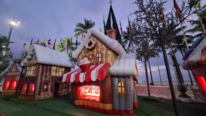 A iniciativa integra o conjunto de decorações natalinas instaladas pela Prefeitura em todas as regiões / Nair Bueno/DL