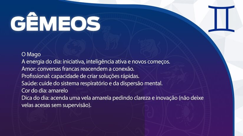 Previsão para Gêmeos / Arte/DL