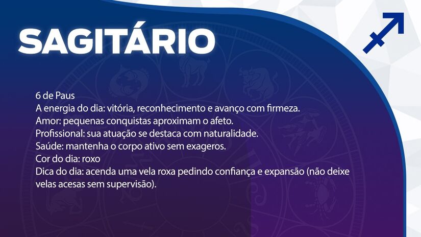 Previsão para Sagitário / Arte/DL