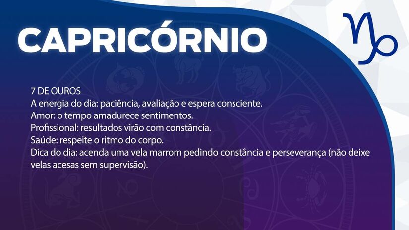 Previsão para Capricórnio / Arte/DL 